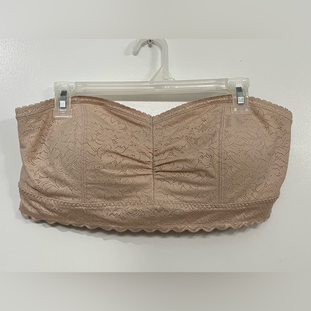 torrid Lace Strapless bralette, Nude, size 1